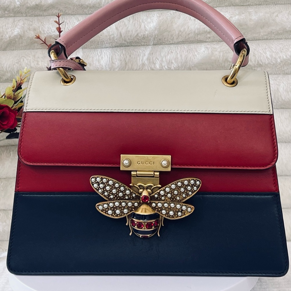 Gucci Queen Margaret Bee Crossbody Bag with COA, Dustbag & Original Strap - Picture 4 of 10